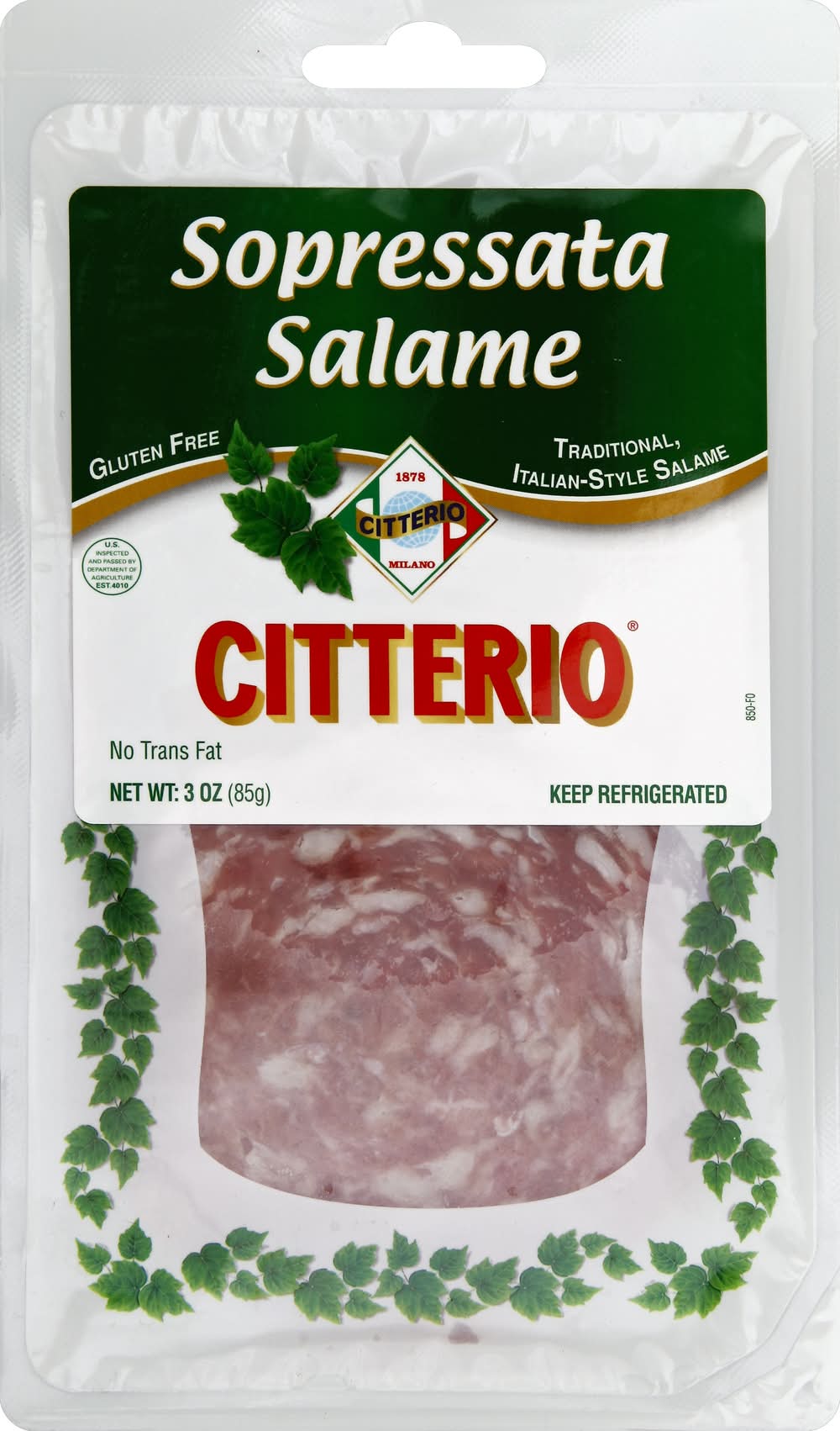 Citterio Sopressata Salame (3 oz)