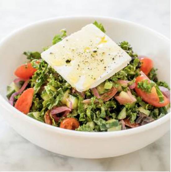 Kale Greek Salad