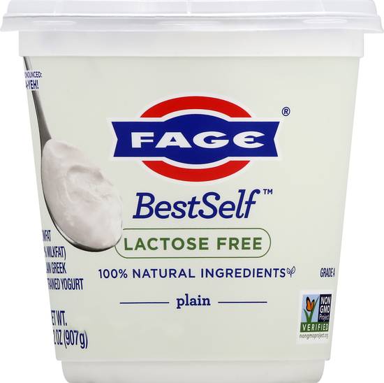 Fage Bestself Greek Strained Reduced Fat Plain Yogurt