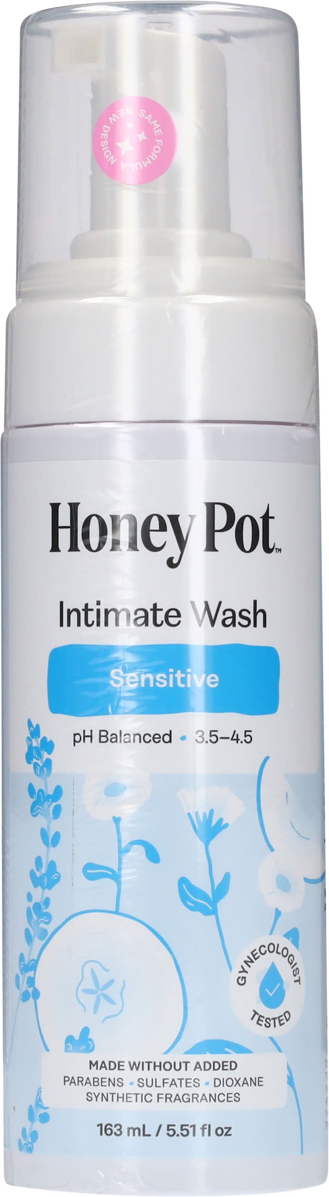 The Honey Pot Sensitive Feminine Foaming Wash (5.51 fl oz)
