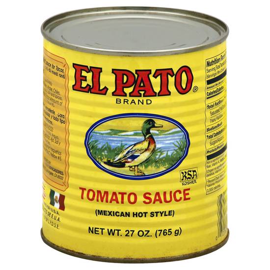 El Pato Mexican Hot Style Tomato Sauce
