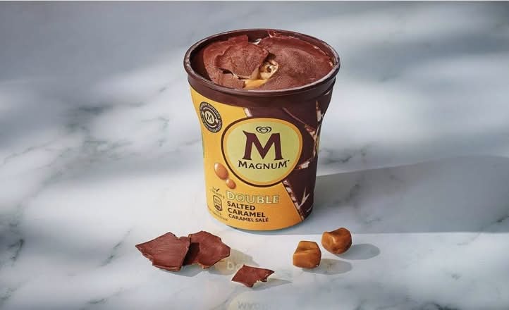Magnum double caramel salé