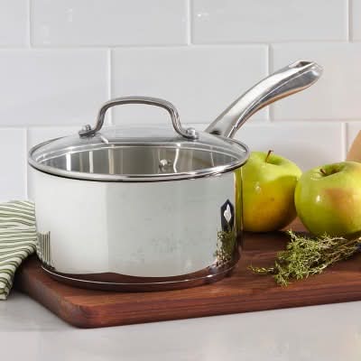 Cuisinart Classic Stainless Steel Saucepan With Cover 2.5 Qt