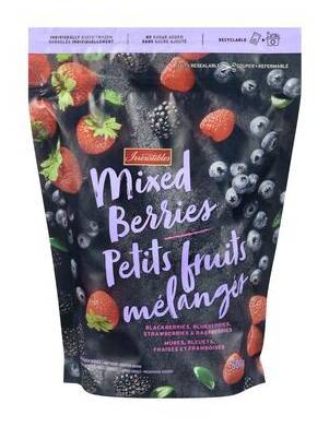 Irresistibles petits fruits mélangés surgelés (600 g) - frozen mixed berries (600 g)