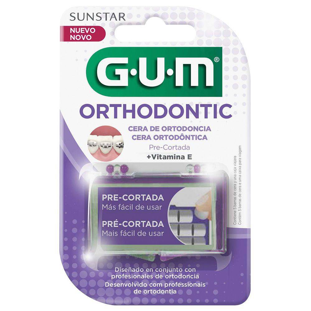 GUM · Cera de ortodoncia con menta (30 g)