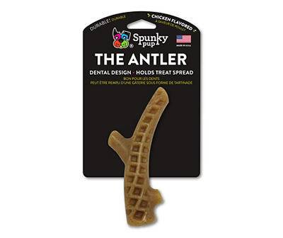 The Antler Deer Chicken Flavored Nylon Dog Chew Toy