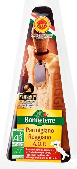 Bonneterre - Pointe de fromage parmigiano reggiano a.o.p bio (150g)