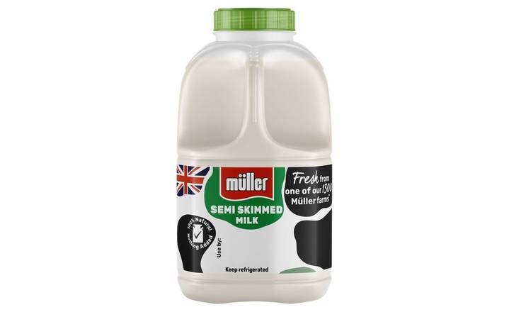 Muller Fresh Milk Semi Skimmed 1 Pint 568ml (383761)