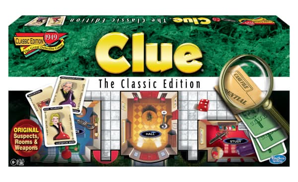Winning Moves Clue The Classic Edition Tabletop Game, Ages 8+