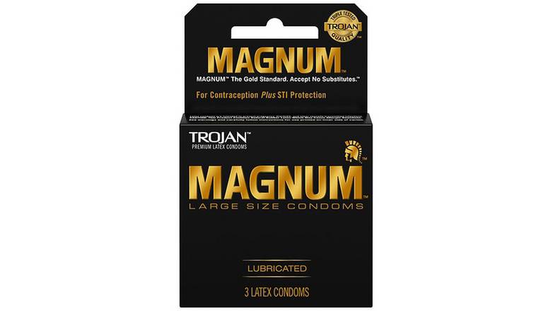 Trojan Magnum Condoms Large Lubricated Latex