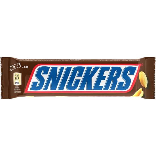 SNICKERS - Barre chocolatée - 50g