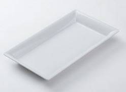 Endurance Platter, 14.25"L x 7.5"W x 1.5"H, rectangular, melamine, white (1 Unit per Case)