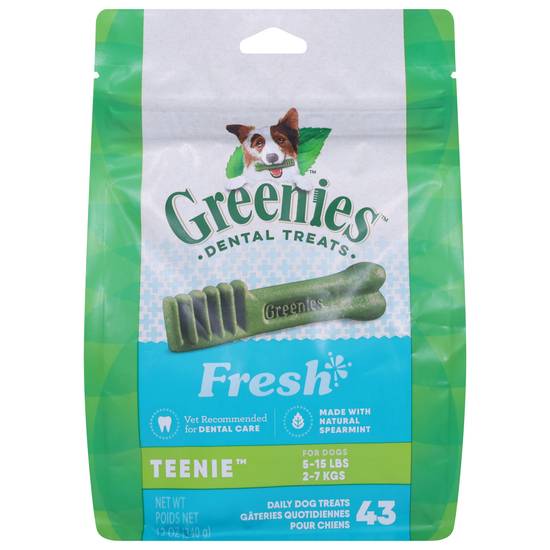 Greenies Teenie Fresh Dental Treats (43 ct)