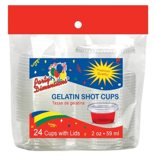 Party Dimension Shot Cups (24x 2oz counts)