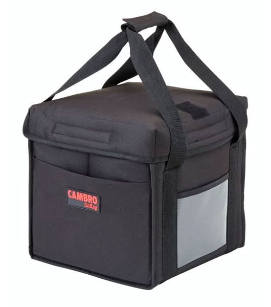 Cambro Gobag Folding Delivery Bag, L, Black