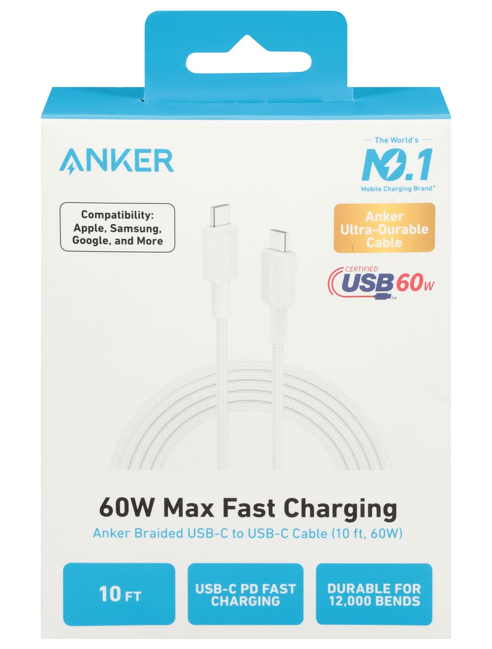 Anker 60W Max Fast Charging Cable