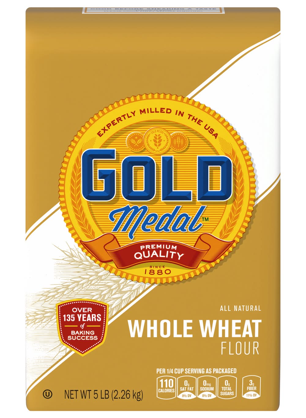 Gold Medal All Natural Whole Wheat Flour (5 lbs)