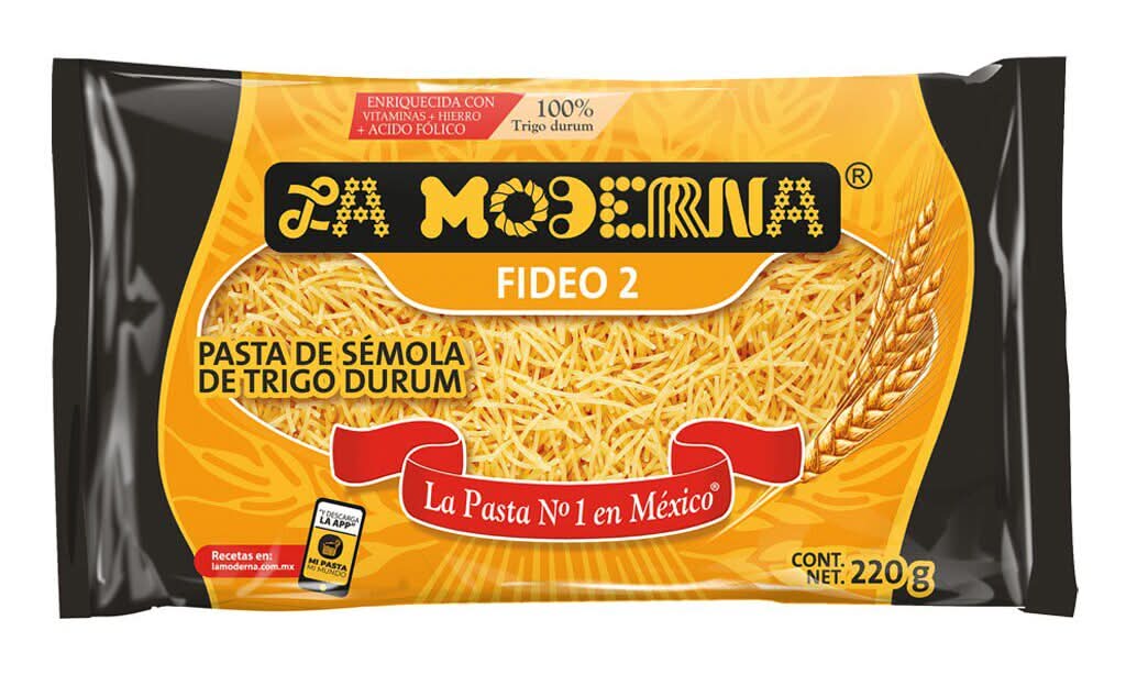 La Moderna · Pasta para fideo 2 (220 g)
