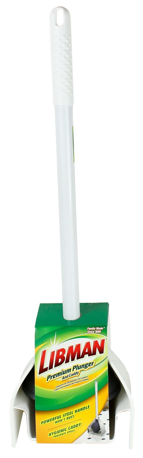 Libman Premium Toilet Plunger & Caddy