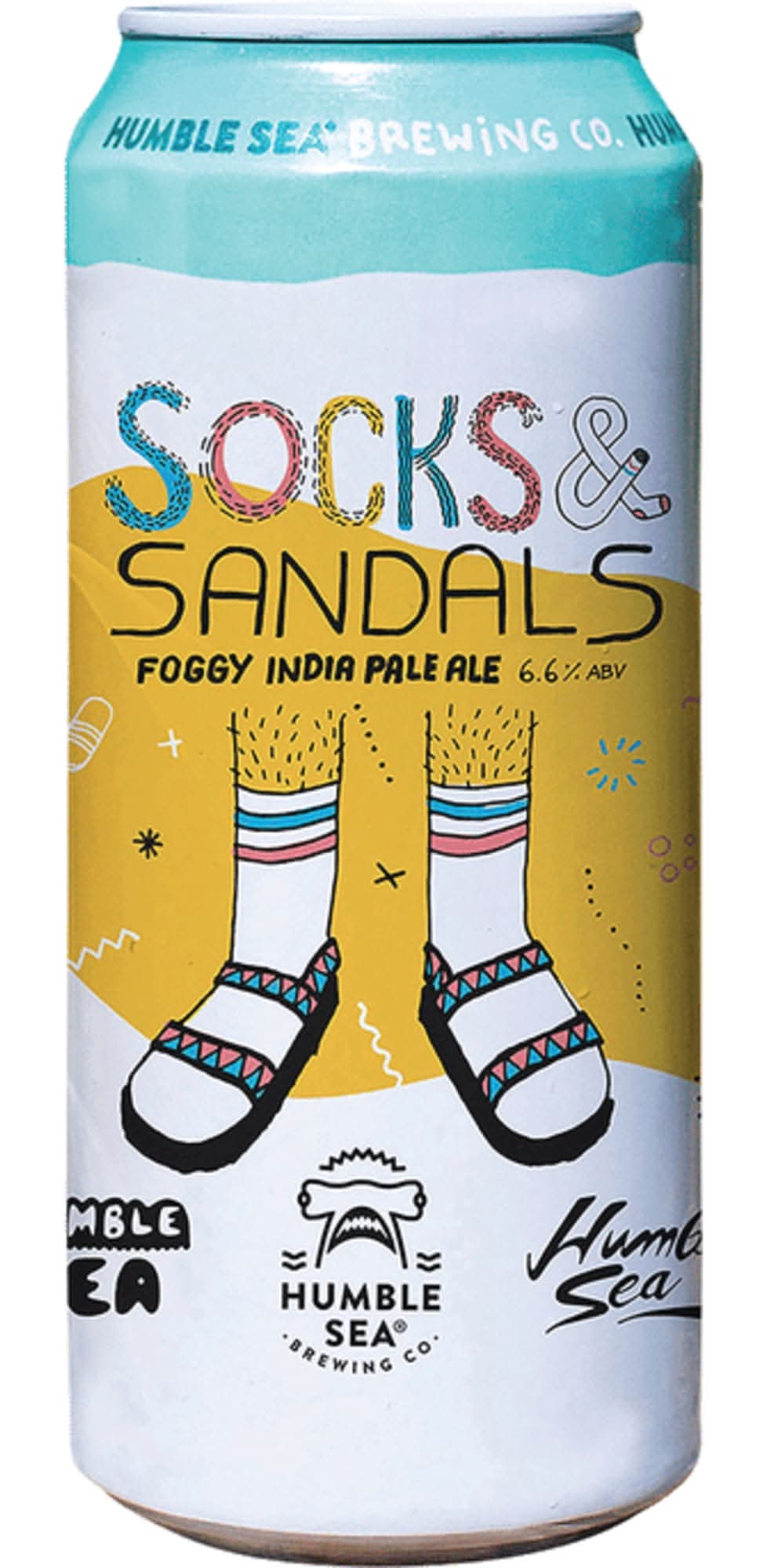 Humble Sea Brew Socks & Sandals Foggy Ipa