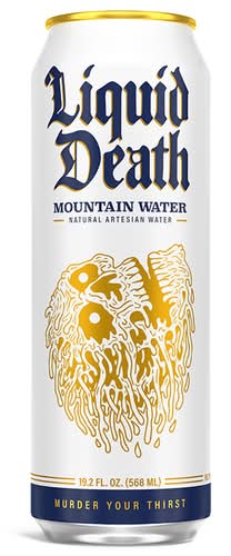 Liquid Death Mountain Natural Artesian Water