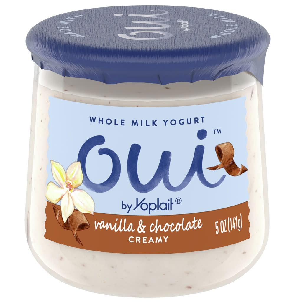 Oui Creamy Whole Milk Yogurt, Vanilla & Chocolate (5 oz)