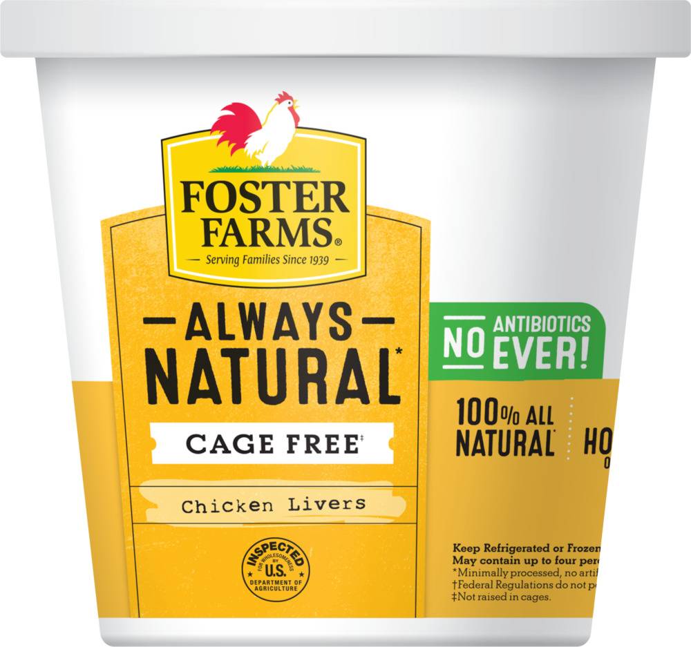 Foster Farms Chicken Livers Fresh Per Pound