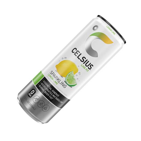Celsius Sparkling Lemon Lime 12oz