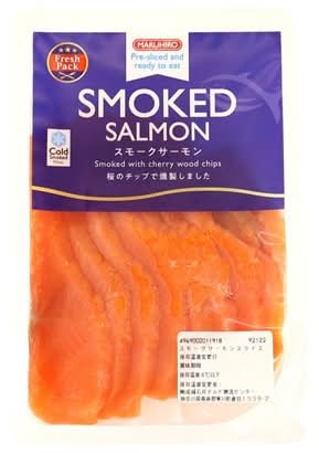 マルヒロ　スモークサーモンスライス　120g　J-918