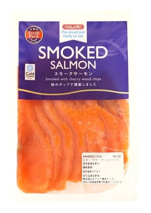 マルヒロ　スモークサーモンスライス　120g　J-918