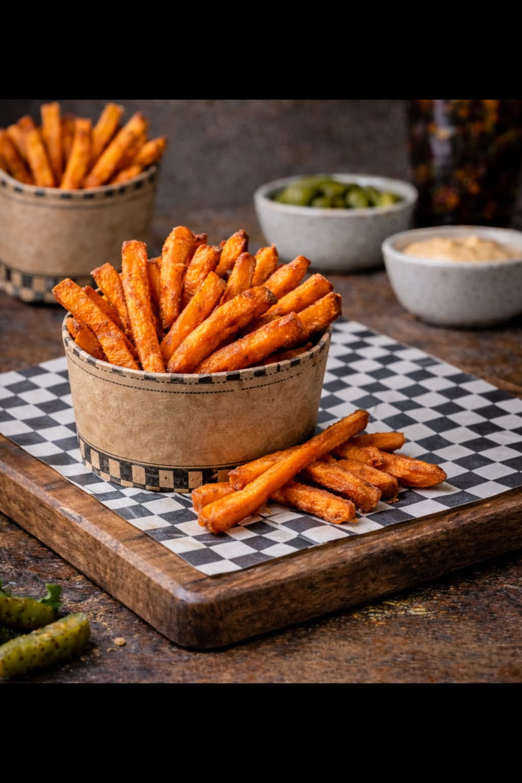 Frites de patates douces