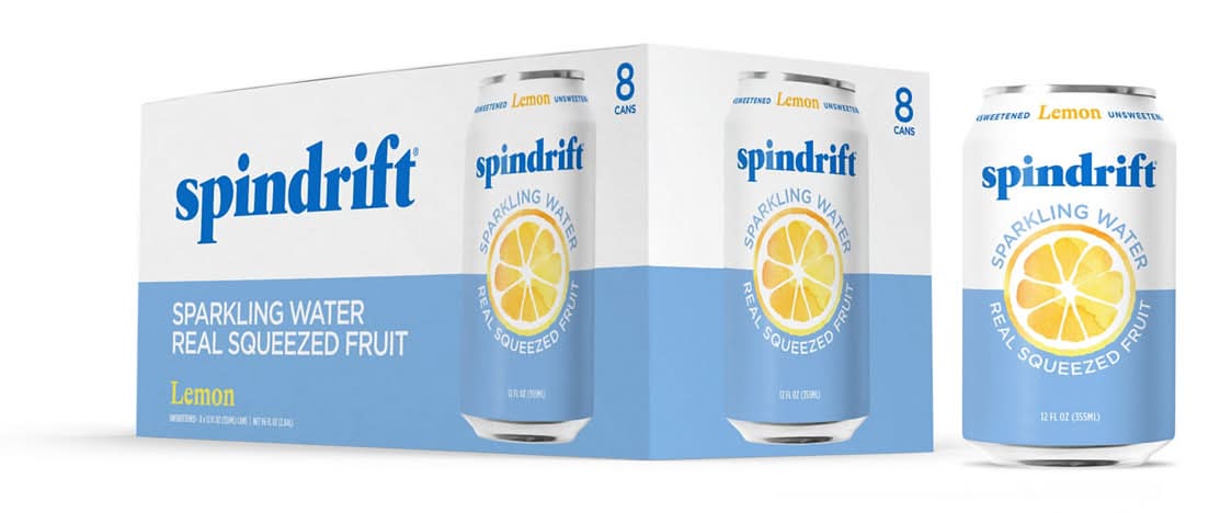 Spindrift Unsweetened Lemon Sparkling Water