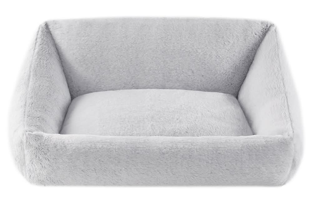 Friends Forever Gray High Back Cuddler Dog Bed (One Size)