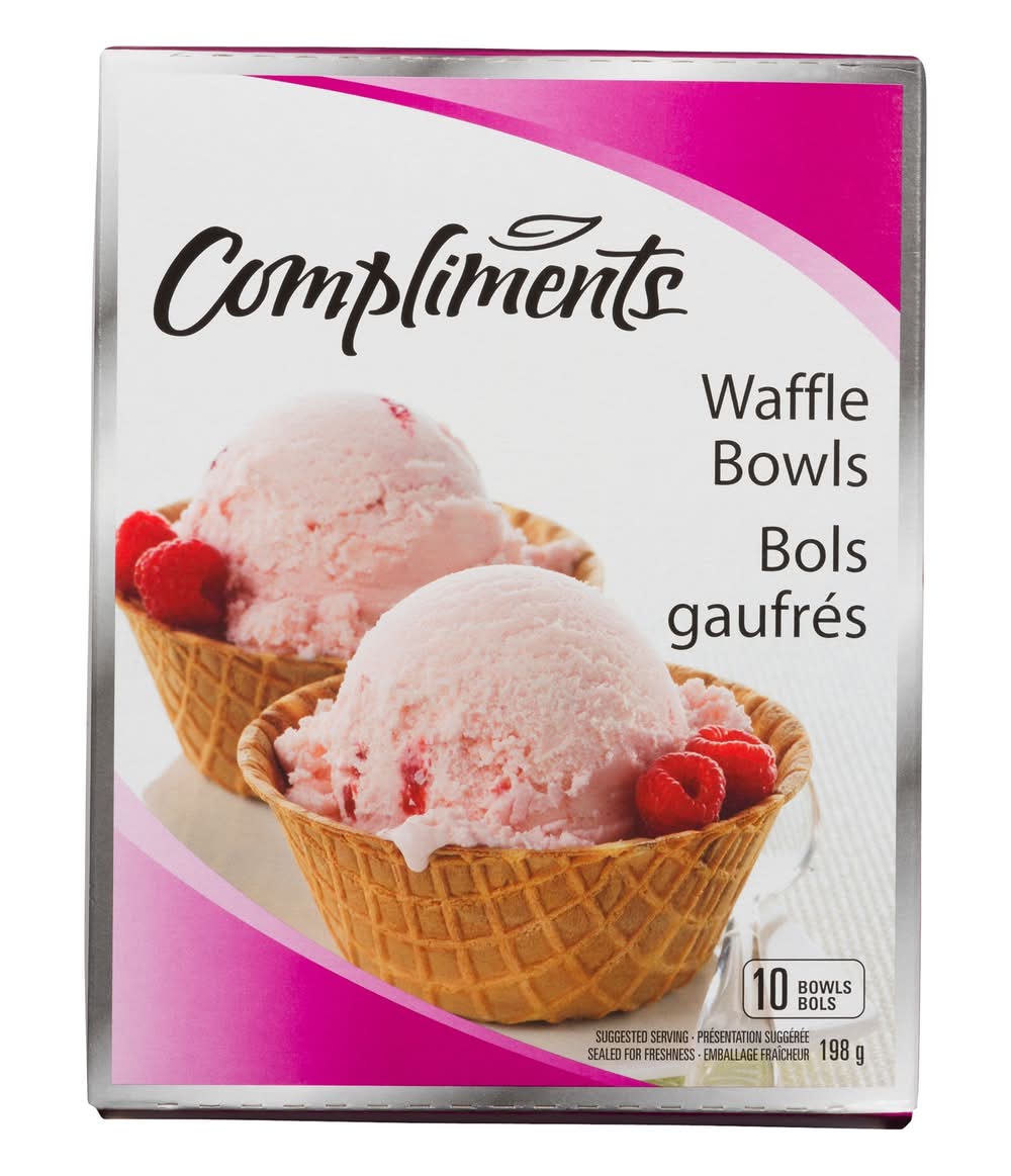 Compliments Waffle Bowls (198 g, 10 ct)