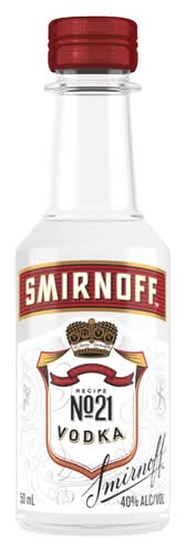 Smirnoff Vodka 50ml (80 Proof)