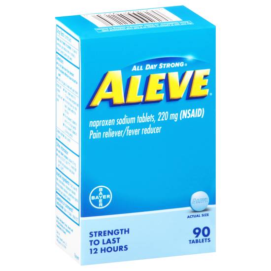 Aleve Naproxen Sodium Tablets 220 mg (90 ct)
