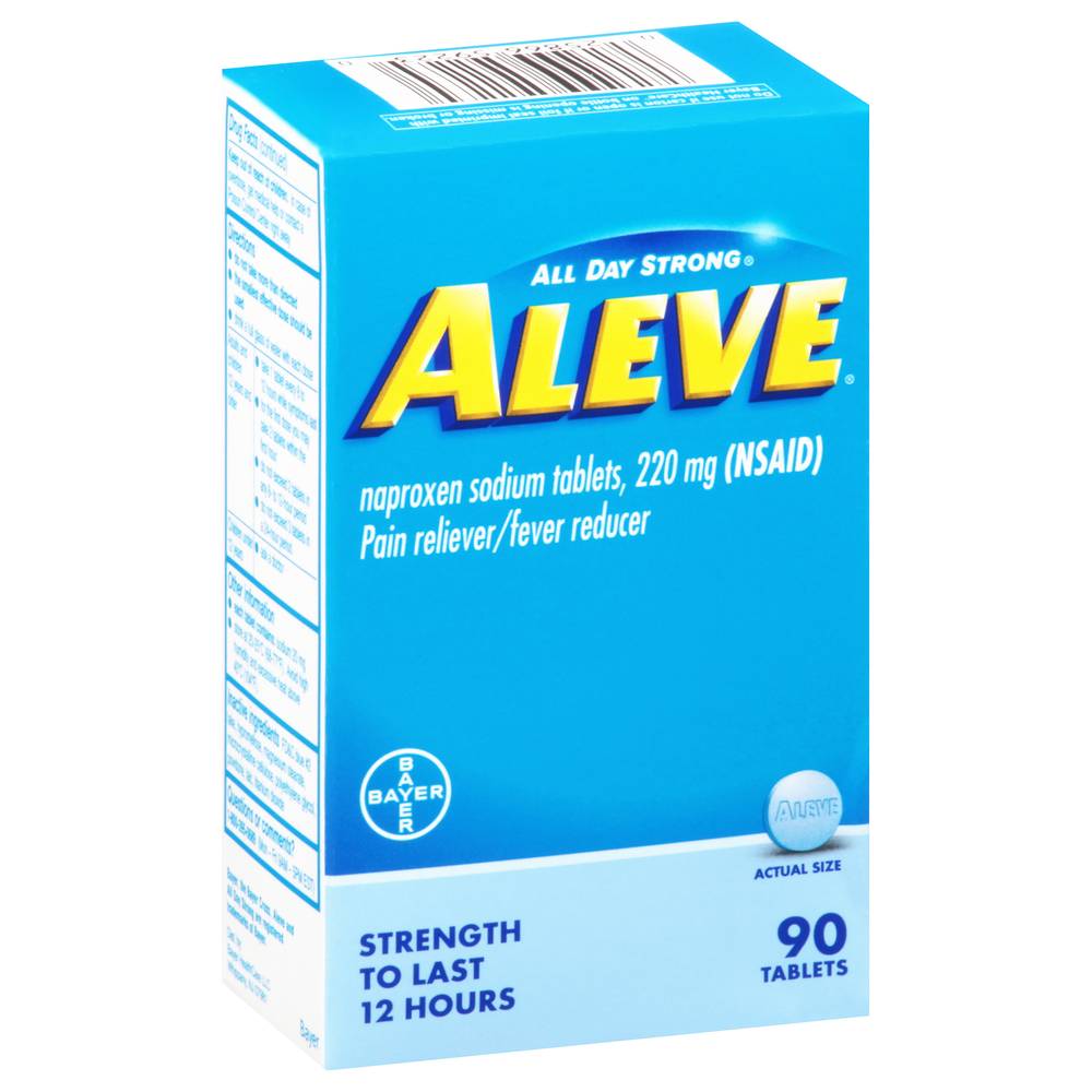 Aleve Naproxen Sodium Tablets 220 mg