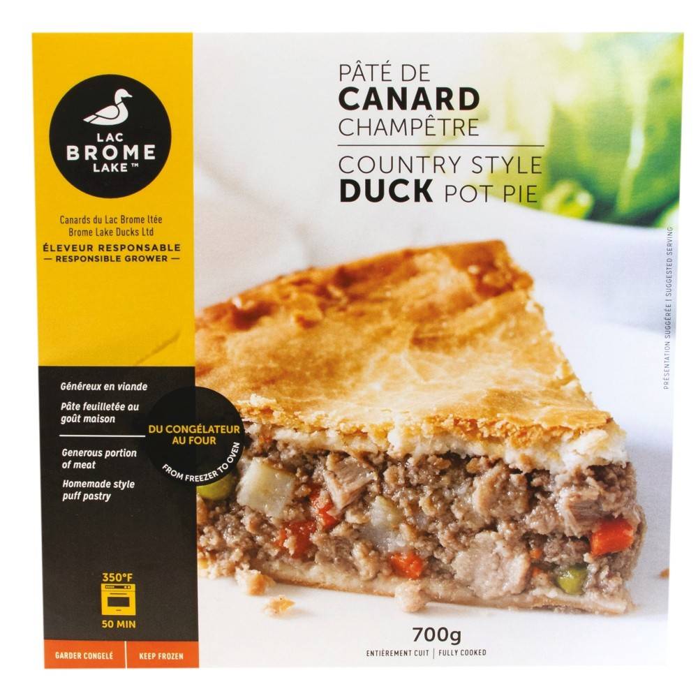 Brome Lake Ducks Ltd Country Style Duck Pot Pie Delivery Near Me