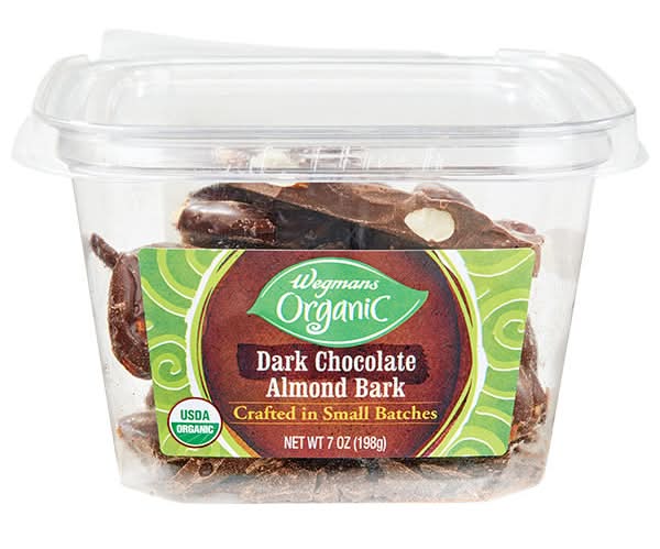 Wegmans Organic Dark Chocolate Almond Bark