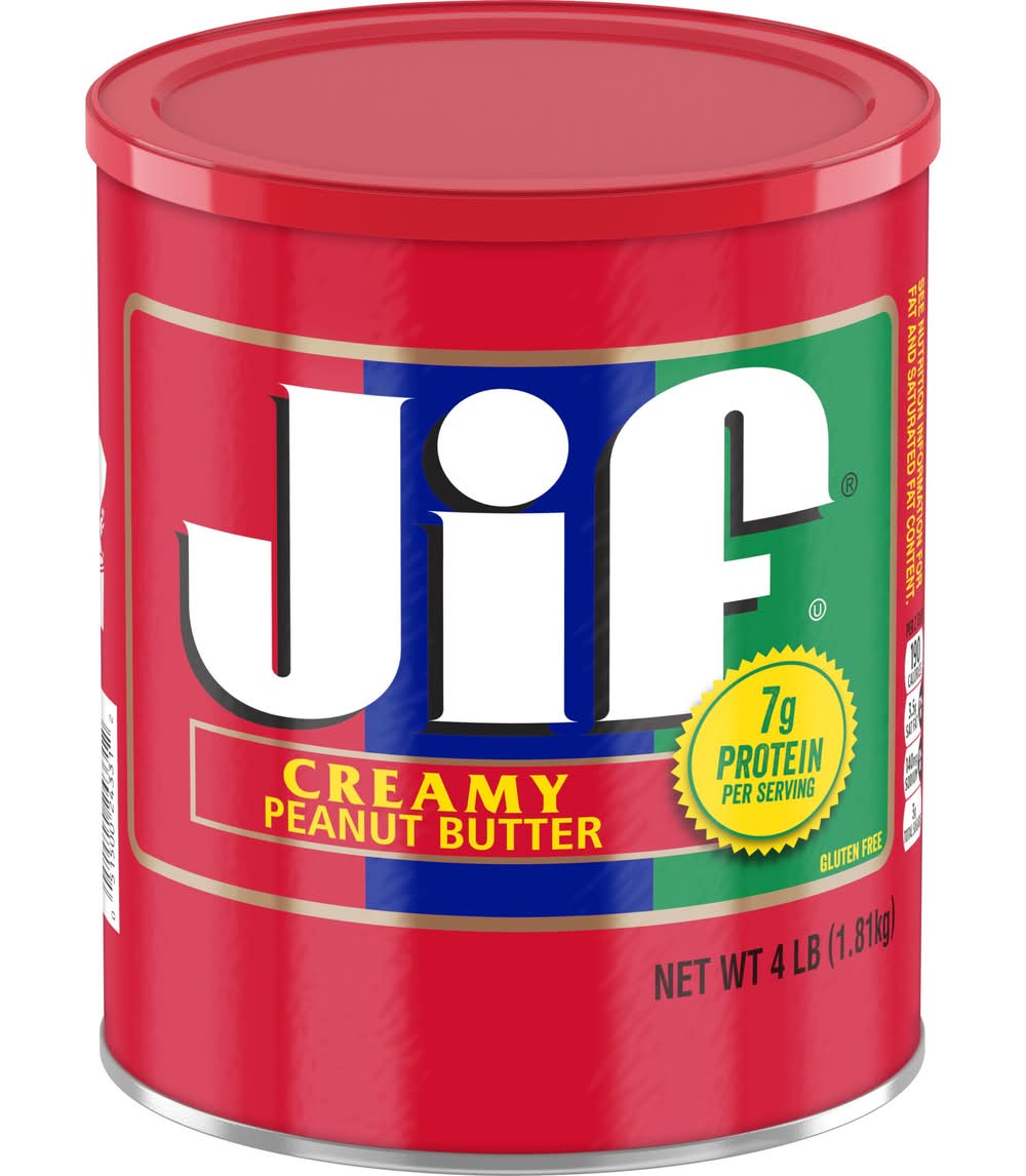 Jif Creamy Peanut Butter (4 lbs)
