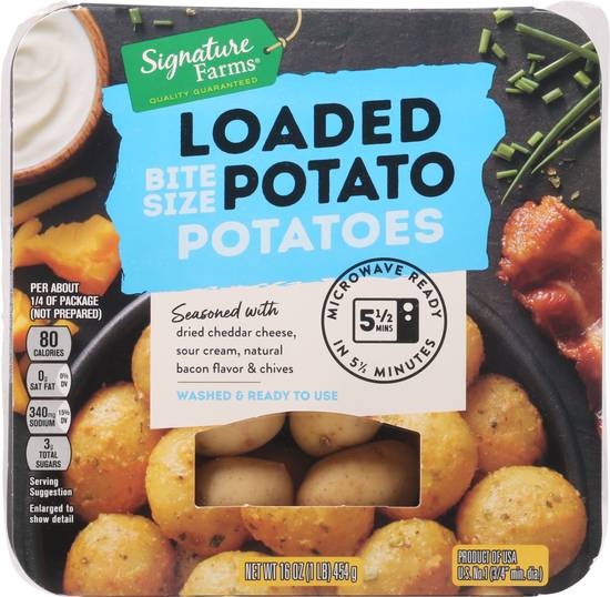 Signature Farms Bite Size Loaded Potatoes (16 oz)