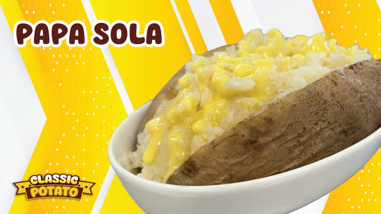 Papa  O Batata Solo Queso