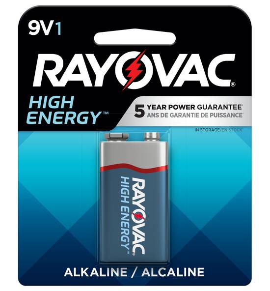 Rayovac High Energy 9v Battery