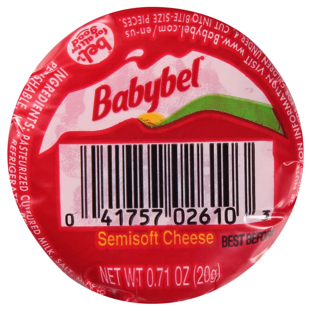 Babybel Semisoft Cheese (0.71 oz)