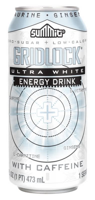 Summit Gridlock Ultra White Energy Drink (16 fl oz)