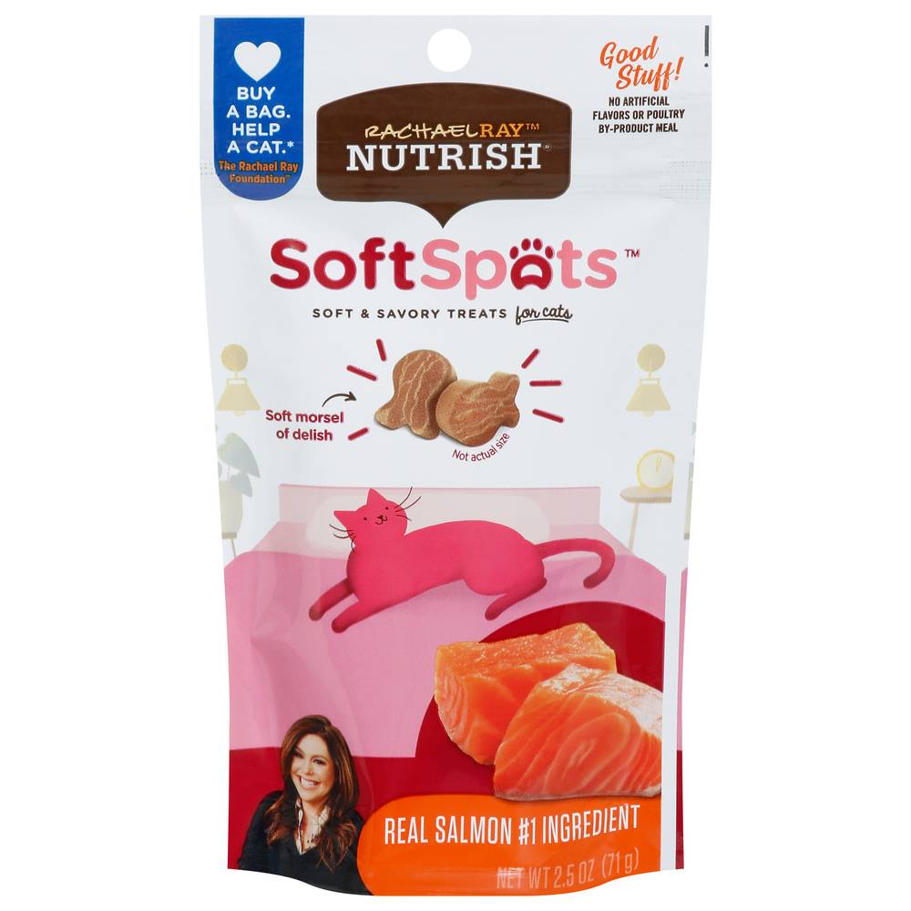 Nutrish Soft Spots Cat Treats Salmon (2.5 oz)