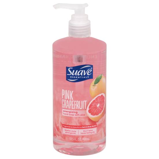 Suave Pink Grapefruit and Aloe Energizing Hand Soap
