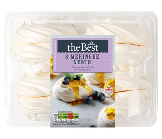 Morrisons The Best Meringue Nests (8 pack)