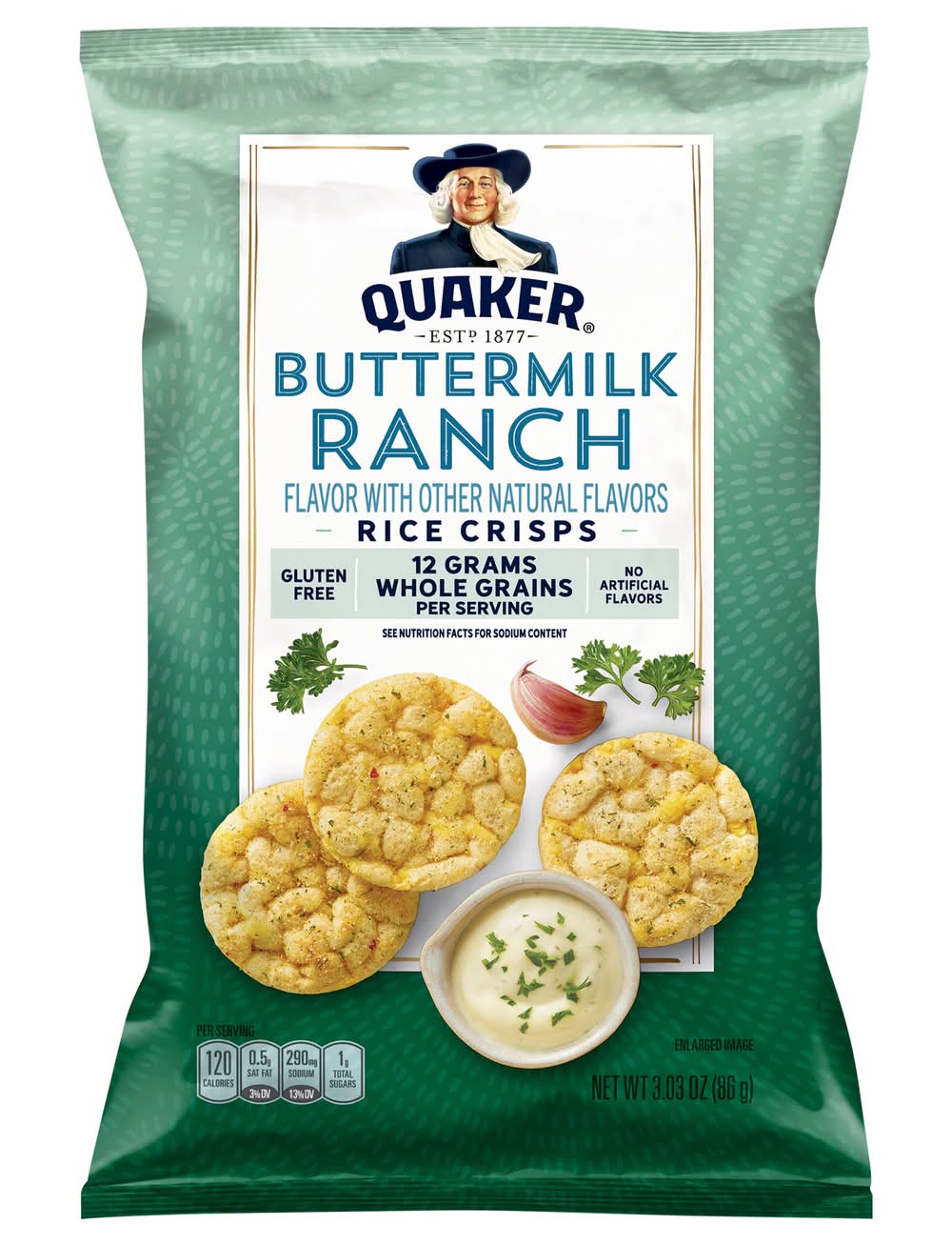 Quaker Rice Crisps, Buttermilk Ranch (3.03 oz)