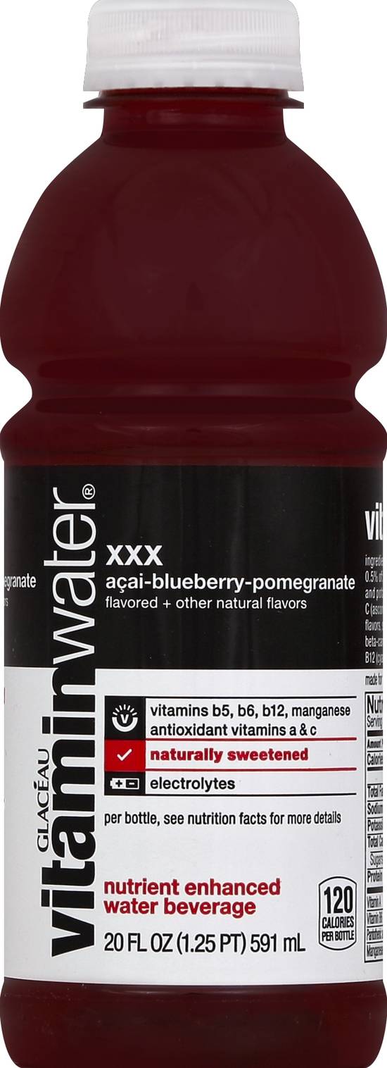 Vitaminwater Xxx Acai Blueberry Pomegranate Water (20 fl oz)